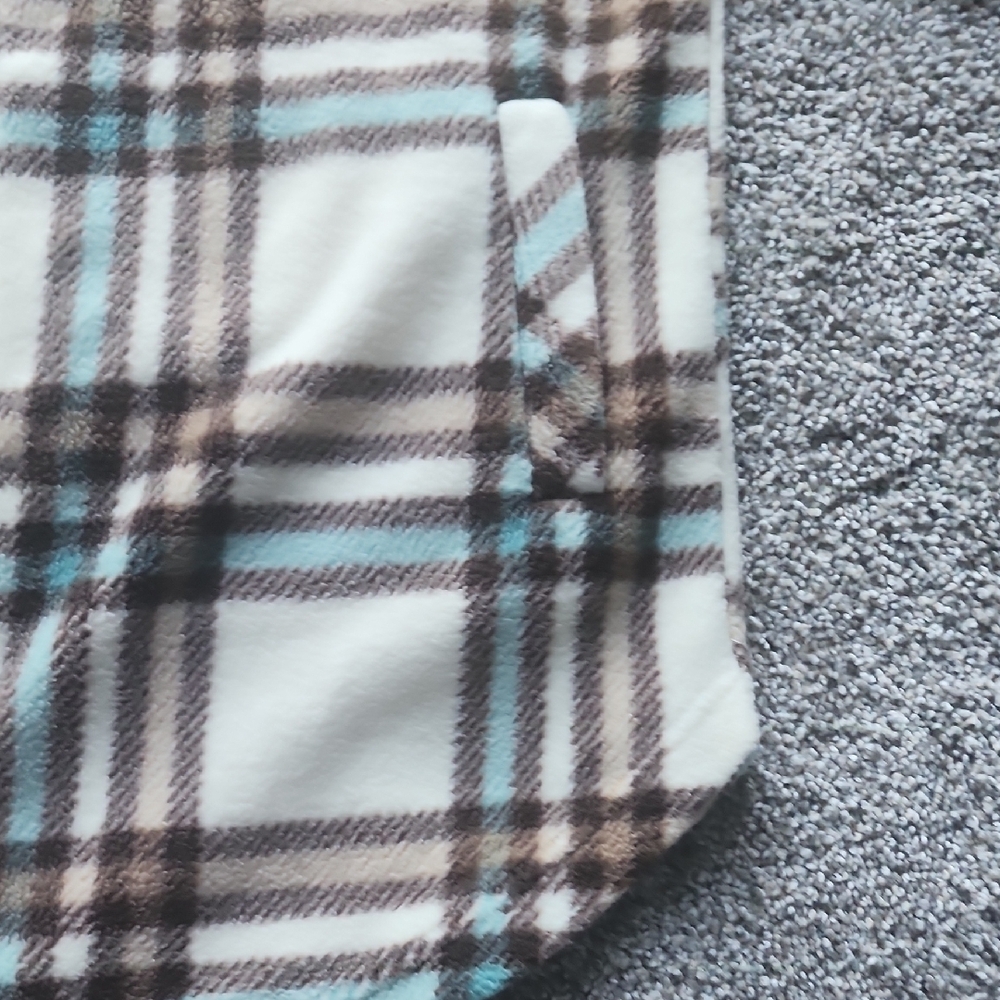 Thread & Supply Plaid Button-Up Sherpa Shacket - Picture 4 of 5